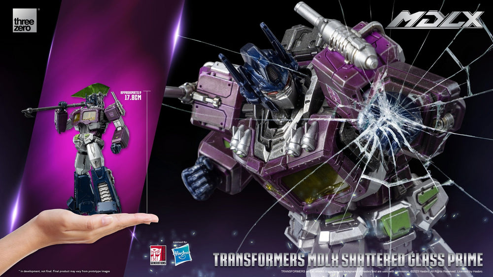PREORDER ThreeZero - Transformers MDLX Shattered Glass Optimus Prime