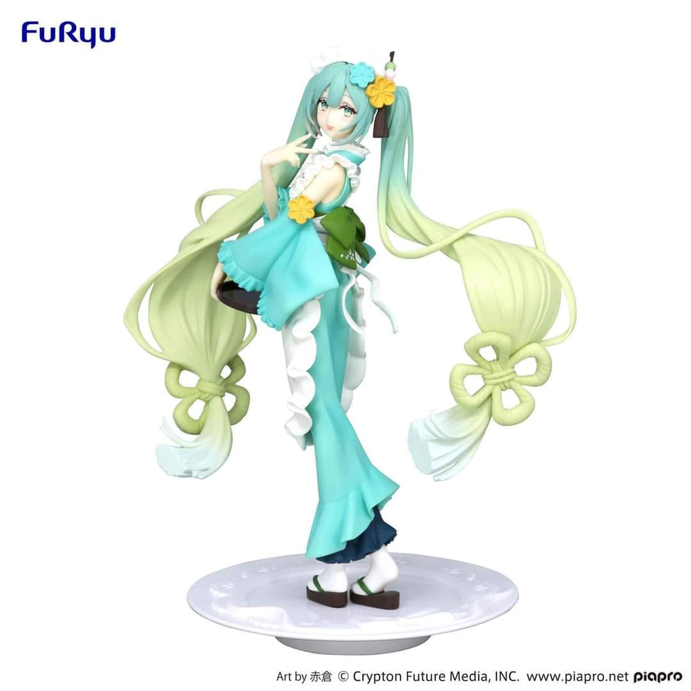 PREORDER Furyu- Hatsune Miku Exceed Creative Figure -Matcha Green Tea Parfait Mint ver.-