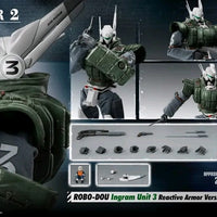PREORDER Threezero - Patlabor 2: The Movie - ROBO-DOU Ingram Unit 3 Reactive Armor Version