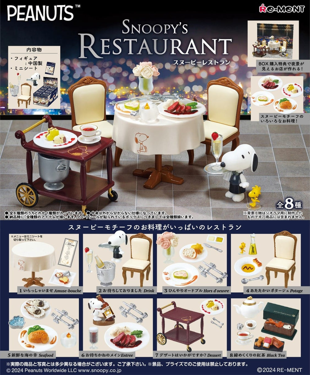 PREORDER RE-MENT - SNOOPY Restaurant