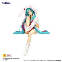 PREORDER FuRyu - Hatsune Miku Noodle Stopper Figure -Rabbit Ear Hood Pajama-