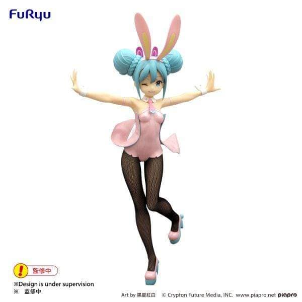 PREORDER FuRyu - Hatsune Miku BiCute Bunnies Figure -Wink Pearl Pink Color ver.-