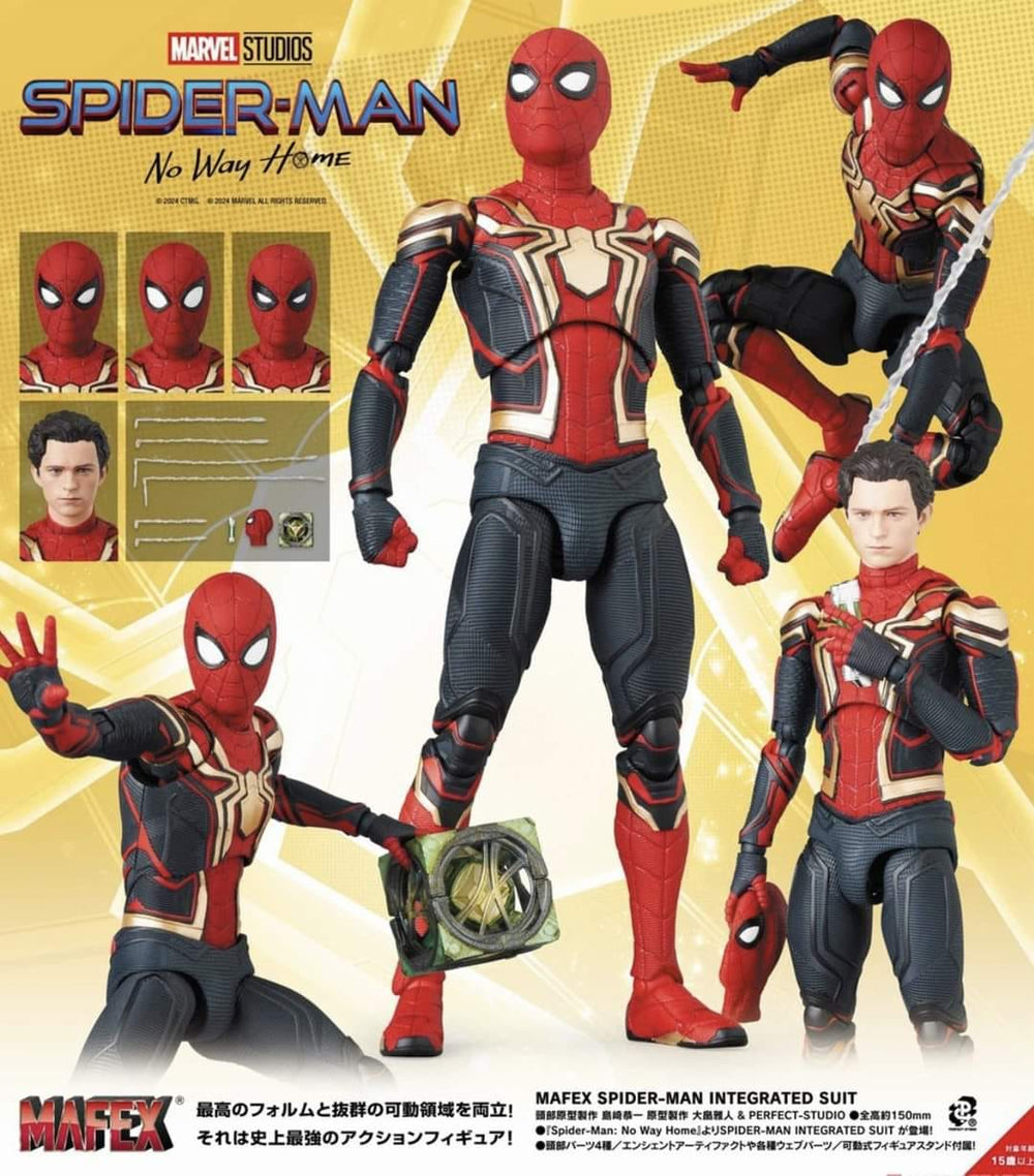 PREORDER MAFEX SPIDER-MAN INTEGRATED SUIT