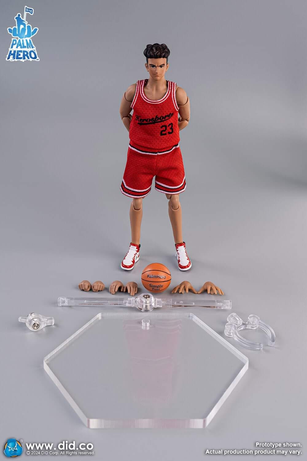 PREORDER DID - SF80006R 1/12 Palm Hero Simply Fun Sport Series - The Basketball Player-Red Team