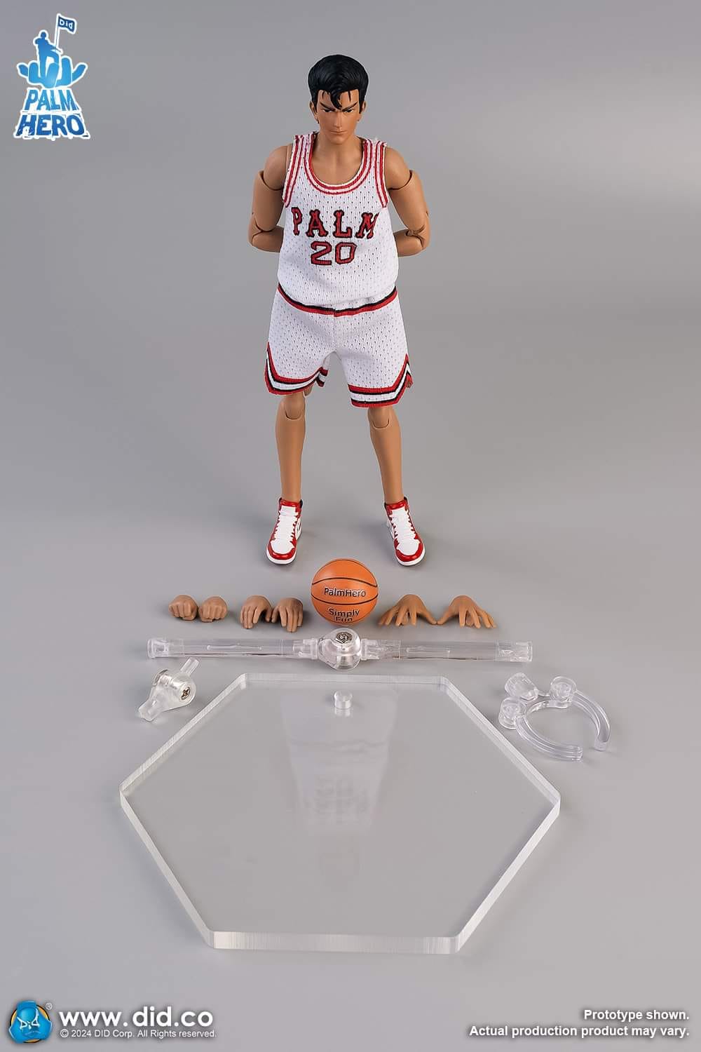 PREORDER DID - SF80006W 1/12 Palm Hero Simply Fun Sport Series - The Basketball Player-White Team