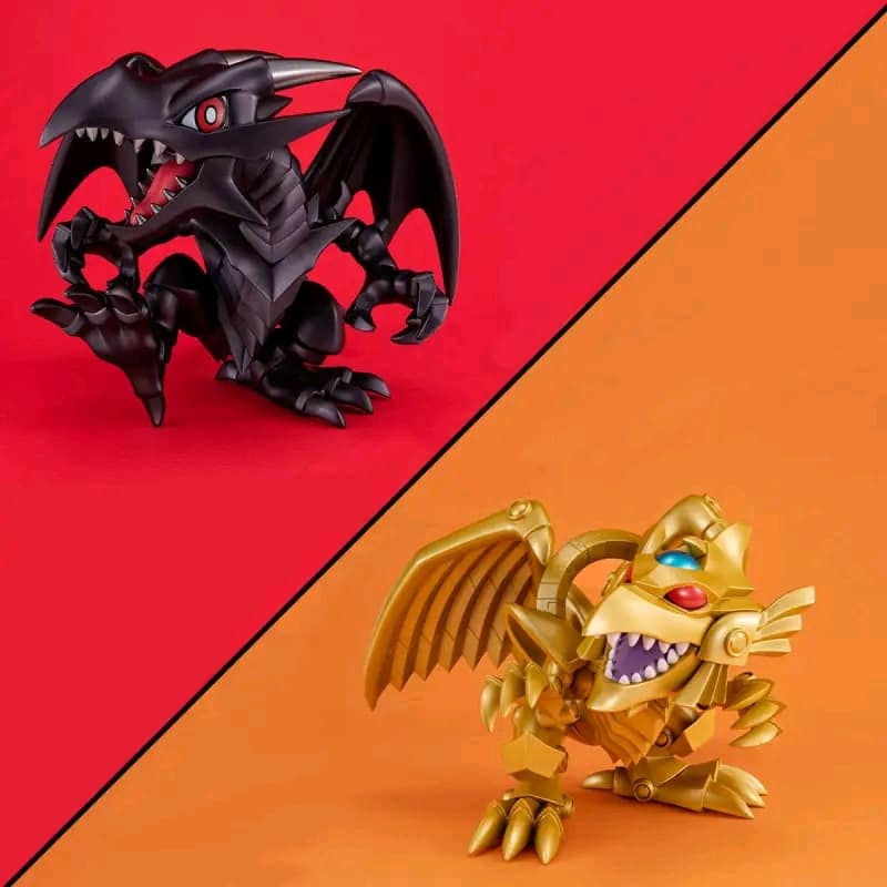 PREORDER Megahouse - MEGATOON Yu-Gi-Oh Duel Monsters Red Eyes Black Dragon & The Winged Dragon of Ra set (with gift) Set