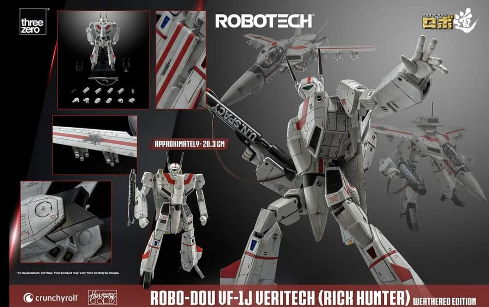 PREORDER Threezero - ROBOTECH ROBO-DOU ROBOTECH VF-1J Veritech (Rick Hunter) Weathered Edition (Event Exclusive)