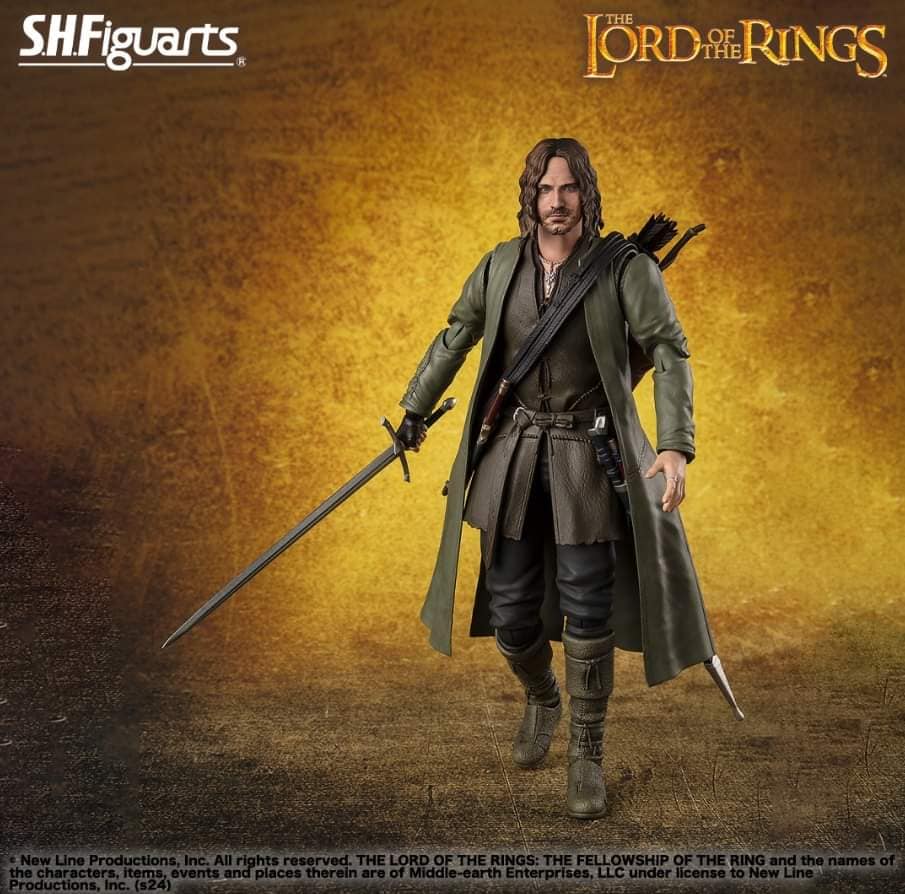 PREORDER Bandai Tamashii Nations - S.H.Figuarts Aragorn (The Lord of the Rings: The Fellowship of the Ring)