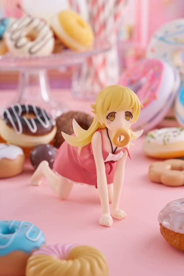 PREORDER Taito - Monogatari Series: Off & Monster Season Desktop Cute Figure - Shinobu Oshino