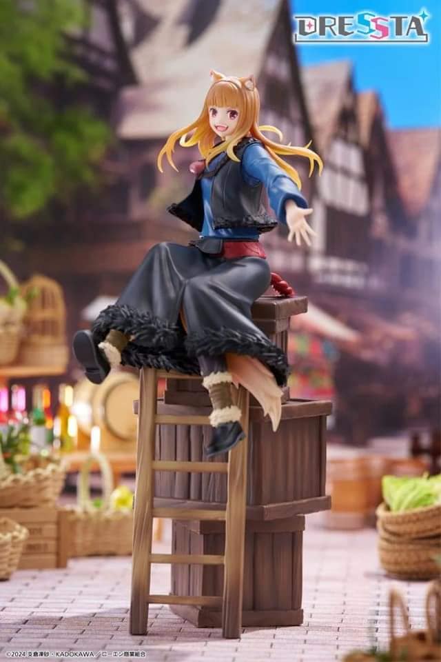 PREORDER Taito - Spice and Wolf: Merchant Meets the Wise Wolf Spice and Wolf: MERCHANT MEETS THE WISE WOLF DRESSTA Statue Figure - Holo