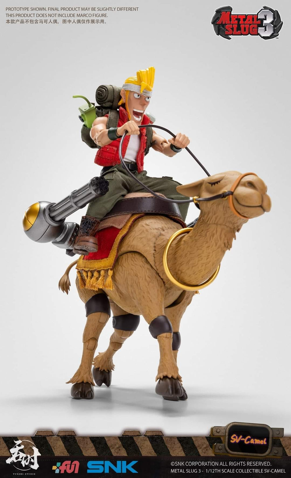 PREORDER Tunshi Studio 1/12 SNK licensed Metal Slug 3 articulated SV- Camel TS-014