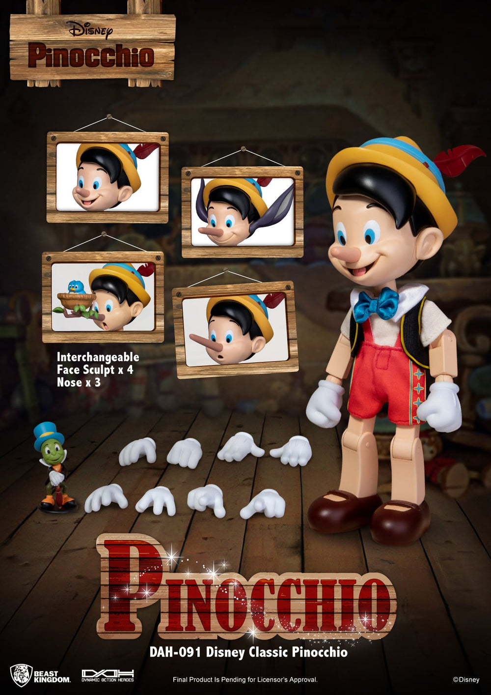 PREORDER BEAST KINGDOM  DAH-091 Pinocchio