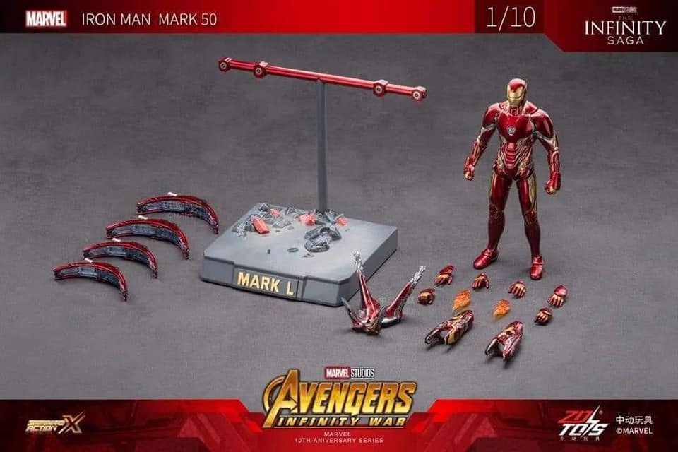 PREORDER ZD Toys - Marvel - Iron Man Mark 50 ver, 2.0