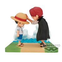 PREORDER ONE PIECE WORLD COLLECTABLE FIGURE LOG STORIES-MONKEY.D.LUFFY&SHANKS-