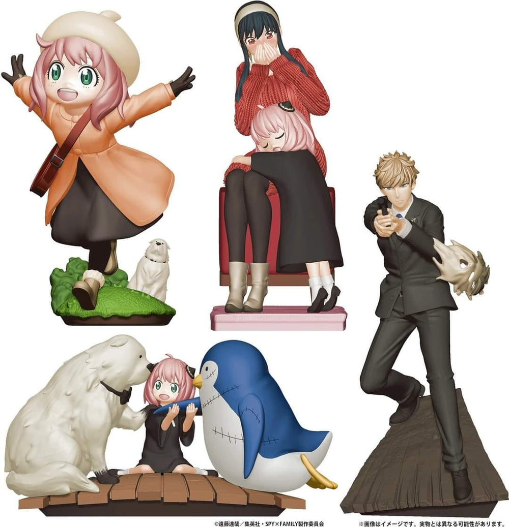 PREORDER Megahouse - PETITRAMA Series SPY FAMILY in the Box 2 Set (set of 4)