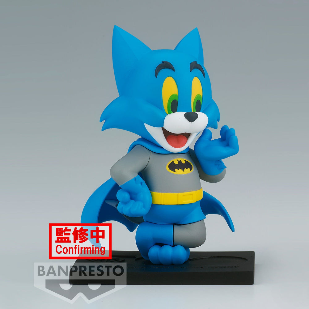 PREORDER TOM AND JERRY FIGURE COLLECTION?TOM AND JERRY AS BATMAN?WB100TH ANNIVERSARY VER.(A:TOM)