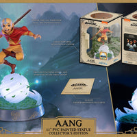 PREORDER First 4 Figures Avatar: The Last Air Bender - Aang 11 inches PVC figure (With USB powered LED light-up base)