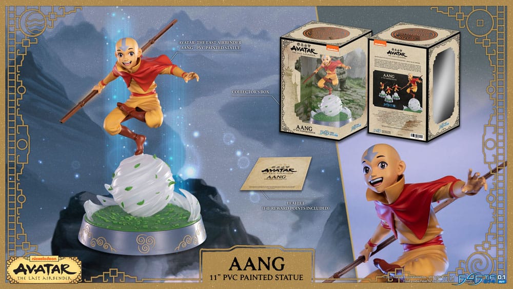 PREORDER First 4 Figures Avatar: The Last Air Bender - Aang 11 inches PVC figure