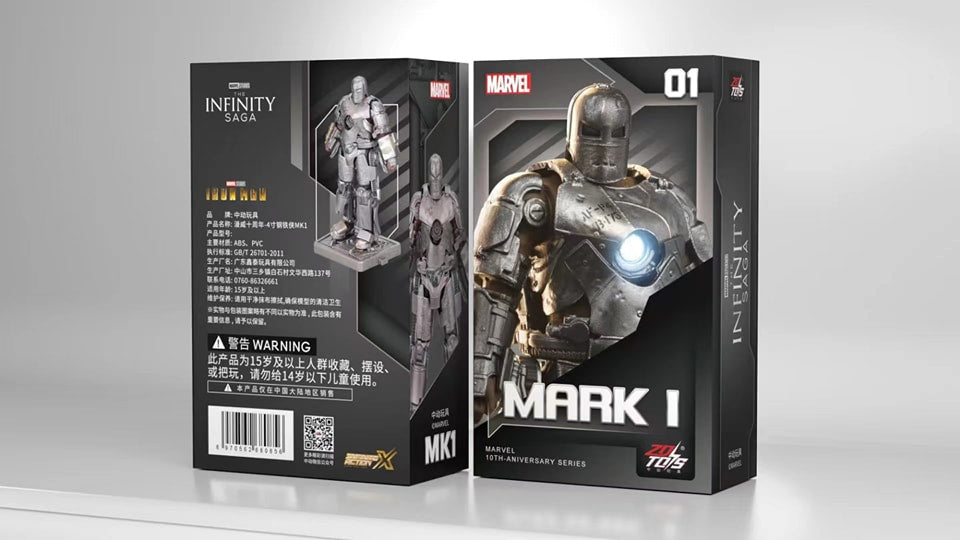 PREORDER ZD Toys 10cm Ironman Mark 1 DX