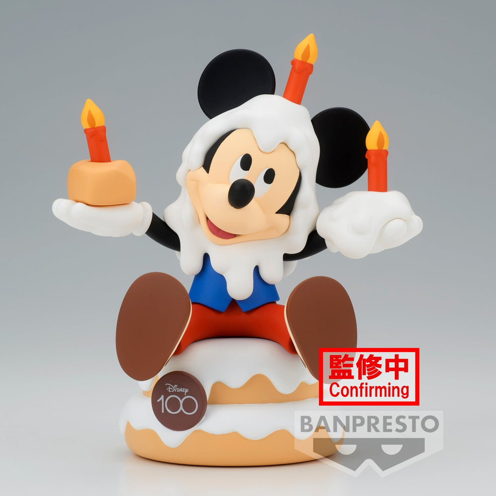 PREORDER DISNEY CHARACTERS SOFUBI FIGURE-MICKEY MOUSE-DISNEY 100TH ANNIVERSARY VER.