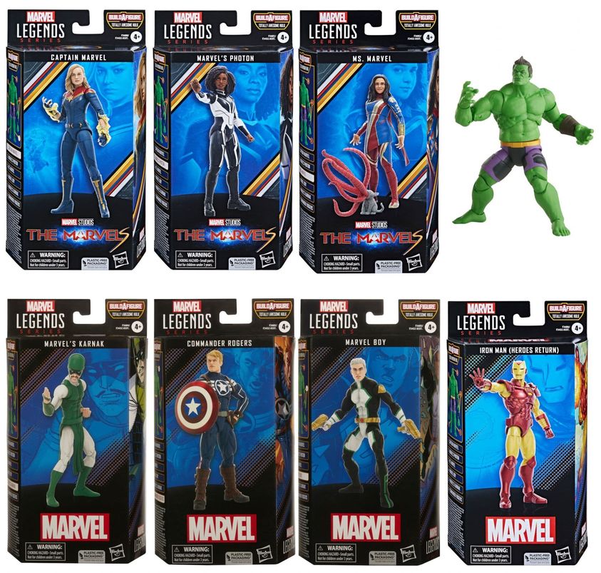 PREORDER Marvel Legends - Awesome Hulk BAF
Sold as set of 8 (Doubles Ironman)