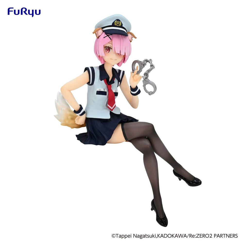 PREORDER Furyu Re:ZERO -Starting Life in Another World-?Noodle Stopper Figure -Ram Police Officer Cap with Dog Ears-