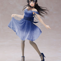 PREORDER Taito - Rascal Does Not Dream of Bunny Girl Senpai Coreful Figure - Mai Sakurajima (Clear Dress Ver.) Renewal Edition