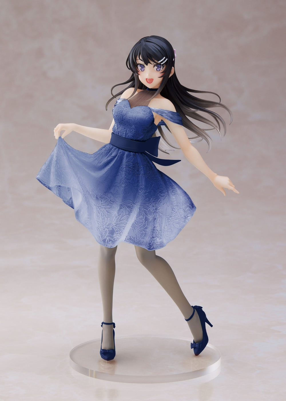 PREORDER Taito - Rascal Does Not Dream of Bunny Girl Senpai Coreful Figure - Mai Sakurajima (Clear Dress Ver.) Renewal Edition