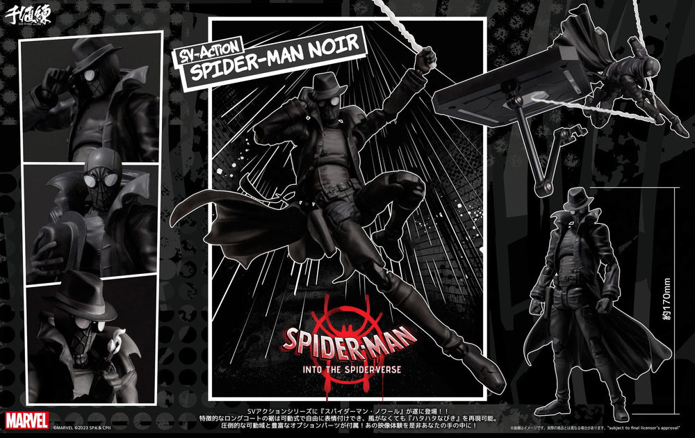 PREORDER Sentinel - Spider-Man: Into the Spider-Verse SV-ACTION Spider-Man Noir