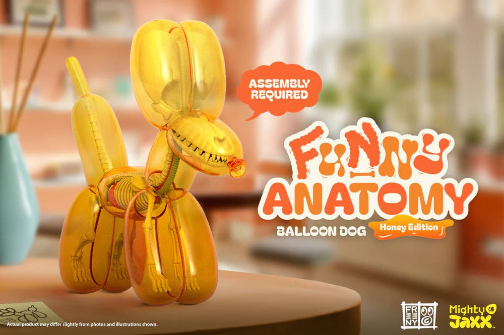 PREORDER Mighty Jax - Funny Anatomy Balloon Dog (Honey Edition)

8” Vinyl + ABS Art Collectible