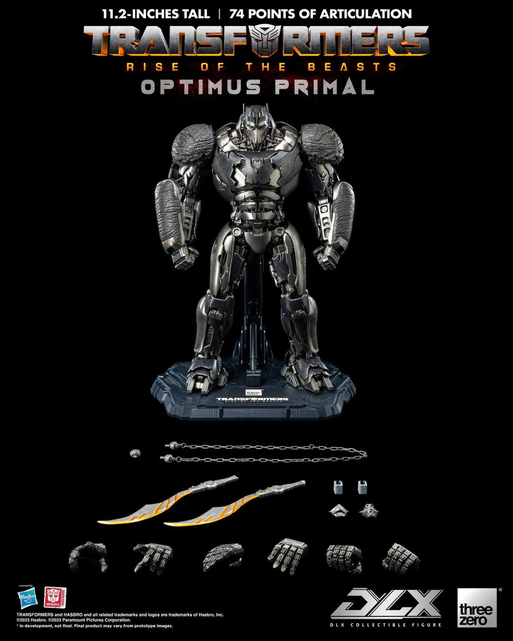 PREORDER Threezero Transformers: Rise of the Beasts
DLX Optimus Primal