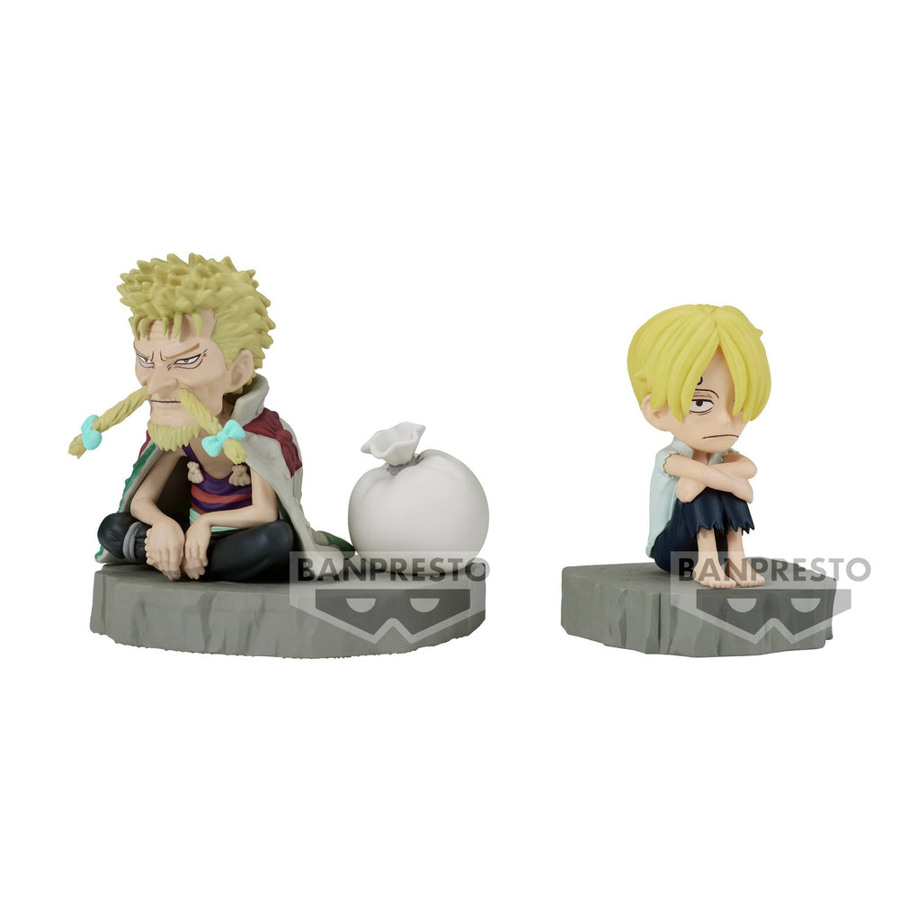 PREORDER ONE PIECE WORLD COLLECTABLE FIGURE LOG STORIES-SANJI & ZEFF-