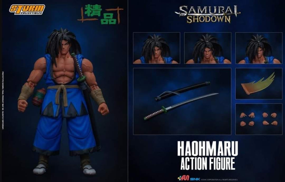 PREORDER Storm Collectibles - 1/12 Haohmaru Blue Ex Version