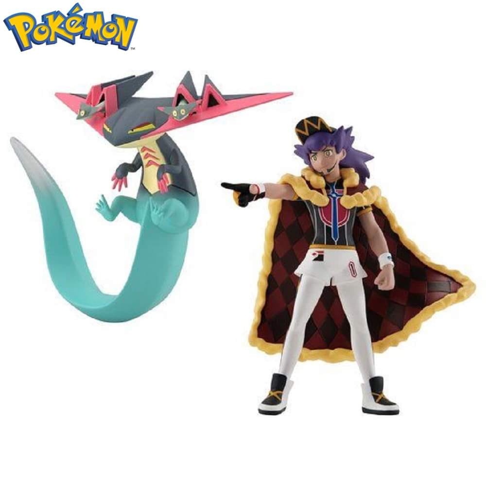 PREORDER P-Bandai - POKÉMON SCALE WORLD GALAR REGION LEON & DRAGAPULT W/O GUM