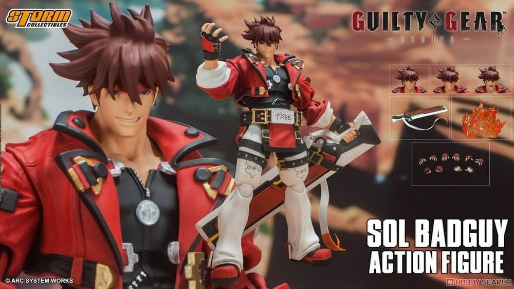 PREORDER Storm Collectibles - 1/12 Guilty Gear Sol Bad Guy