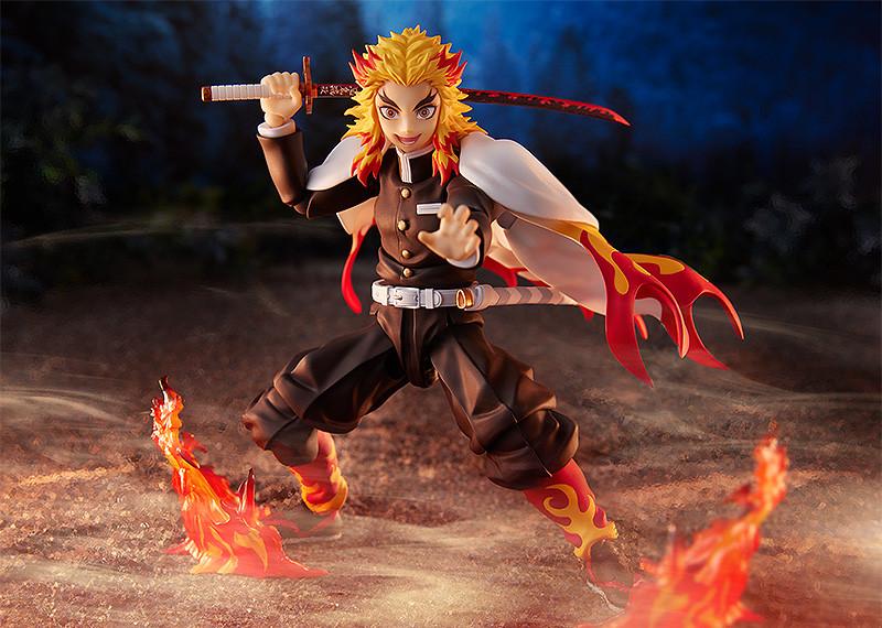 ONHAND Figma Kyojuro Rengoku Demon Slayer Kimetsu no Yaiba (Limited Quantity)