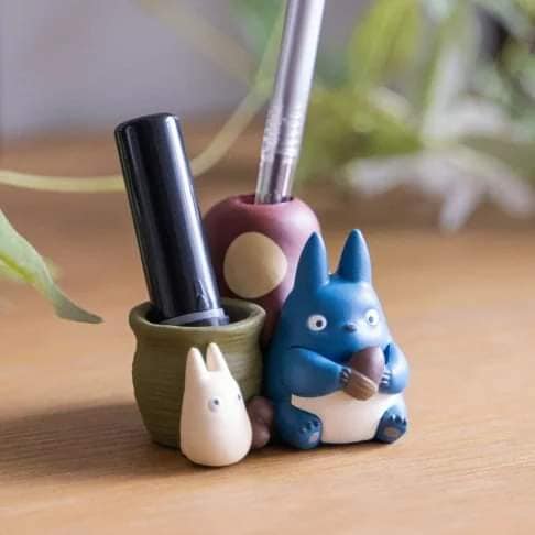 PREORDER IKT-03 Ensky Studio Ghibli IKT-03B My Neighbor Totoro Seal Stand, Medium Totoro, Small Totoro