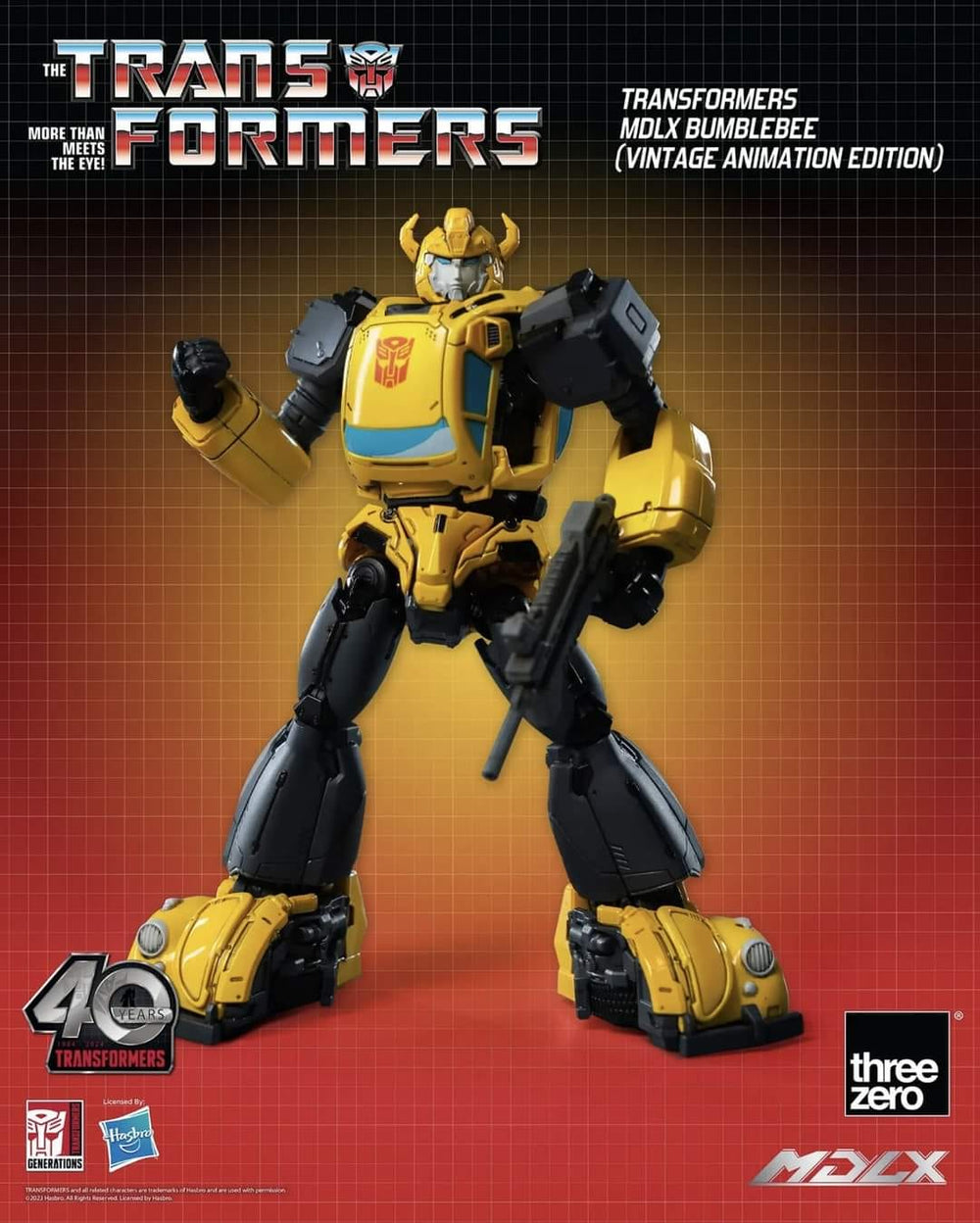 PREORDER Threezero - MDLX Bumblebee (Vintage Animation Edition) Regional Exclusive