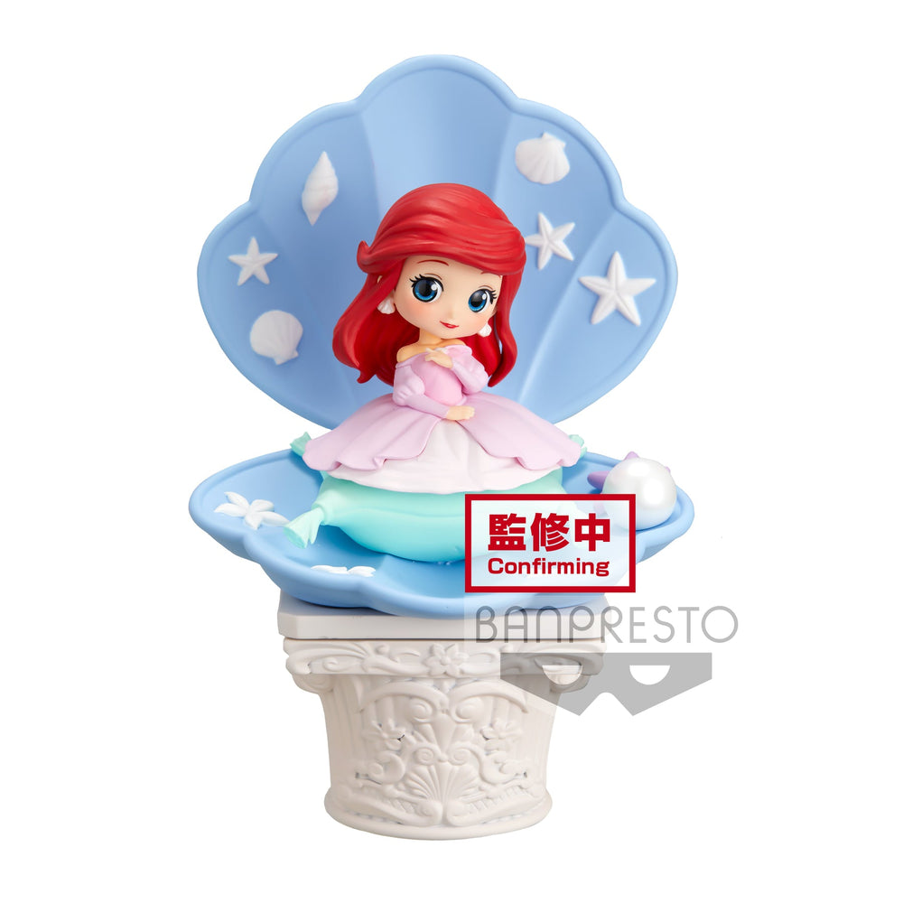 PREORDER Q Posket Stories Disney Characters Pink Dress Style Ariel (Ver.A)