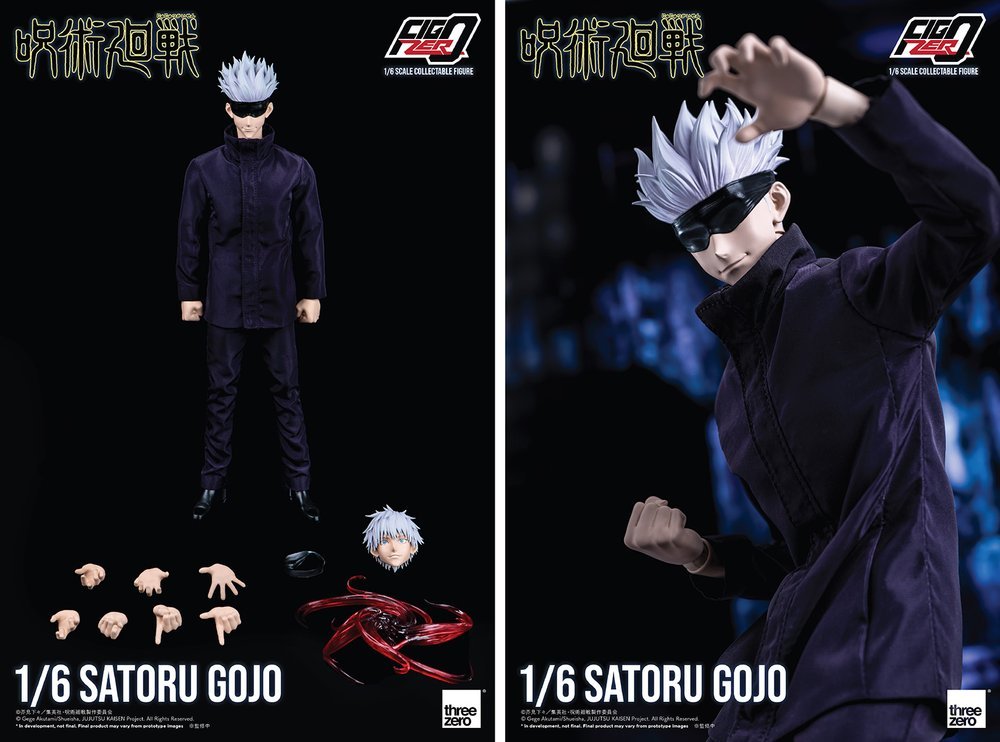 PREORDER Threezero 1/6 Scale Jujutsu Kaisen FigZero Satoru Gojo