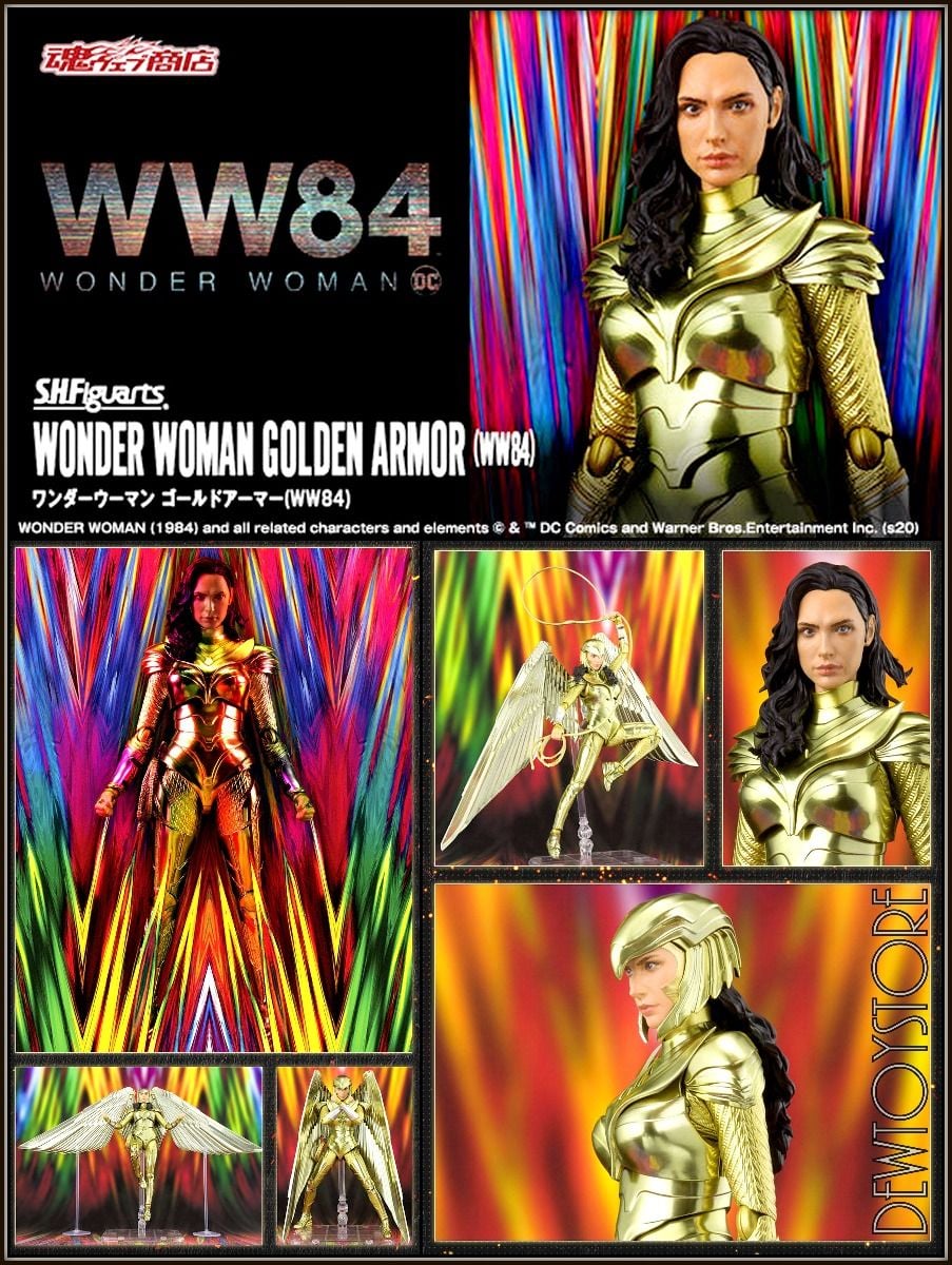 PREORDER Bandai S.H .Figuarts Wonder Woman Golden Armor (Re-issue)