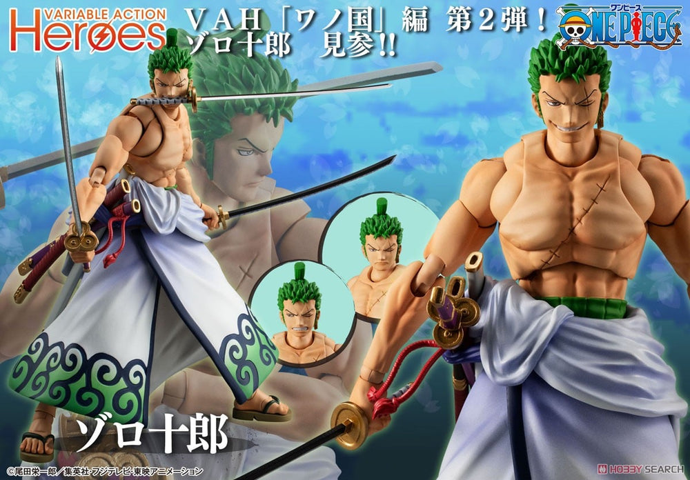 PREORDER Megahouse Variable Action Heroes One Piece Zoro Juro